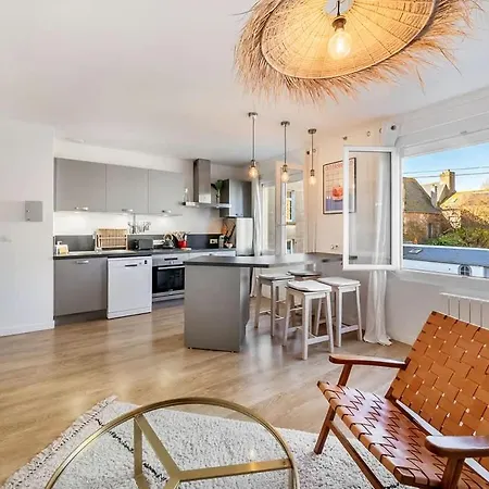 Le Cerf-volant, Joli 2 Chambres, Parking Apartment Saint-Malo